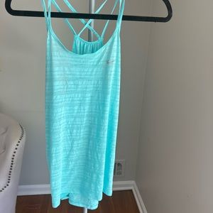 Nike dri-fit blue strappy tank